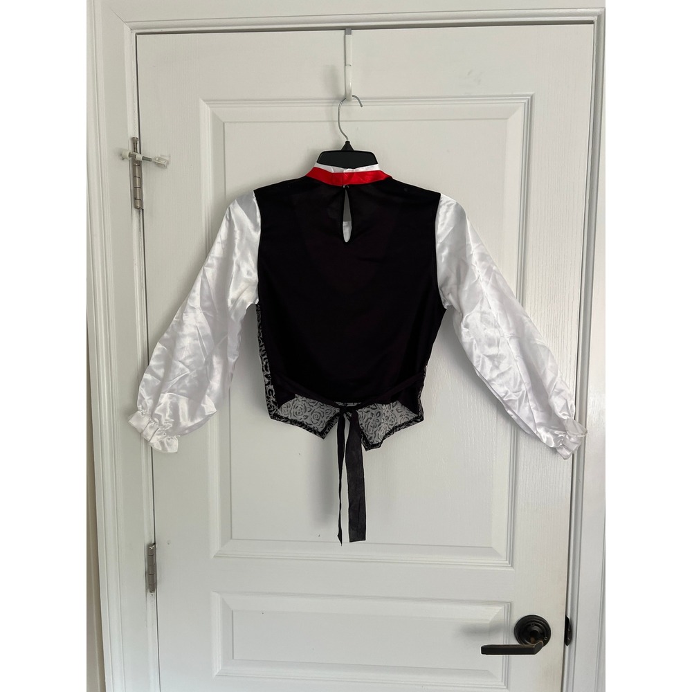 Spirit Halloween Boys Vampire Costume M 7-10 Gothic Victorian Vest Pants Cravat - Picture 4 of 9